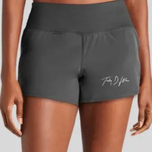 Ladies signature summer grey shorts