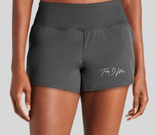 Ladies signature summer grey shorts